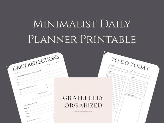 Grateful Daily Planner